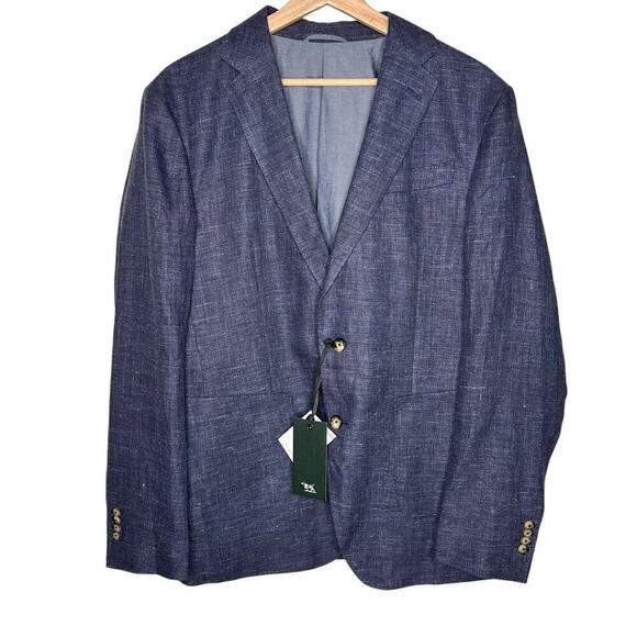 New Men’s Rodd & Gunn Cove Road Linen Blend Blazer Size S - Picture 2 of 12